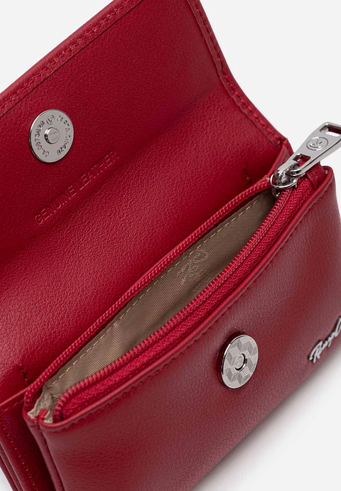 Monedero Cuero Mini Flap