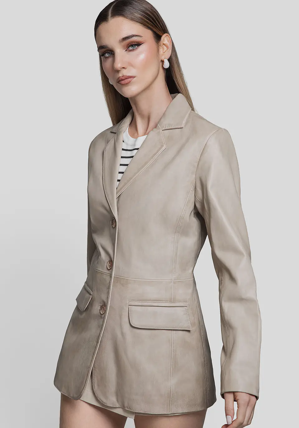 Saco Cuero Atelier 50