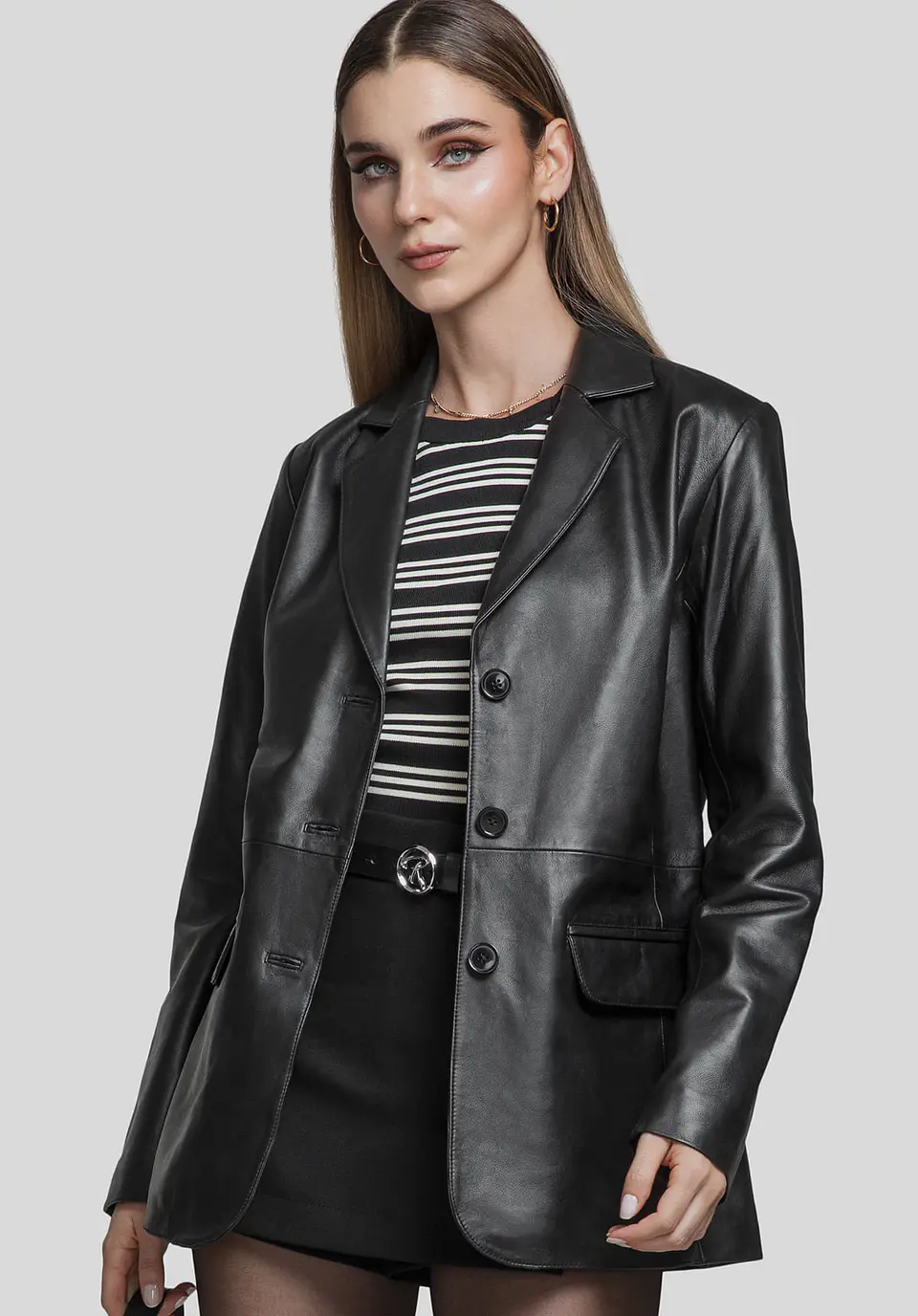 Saco Cuero Atelier 91