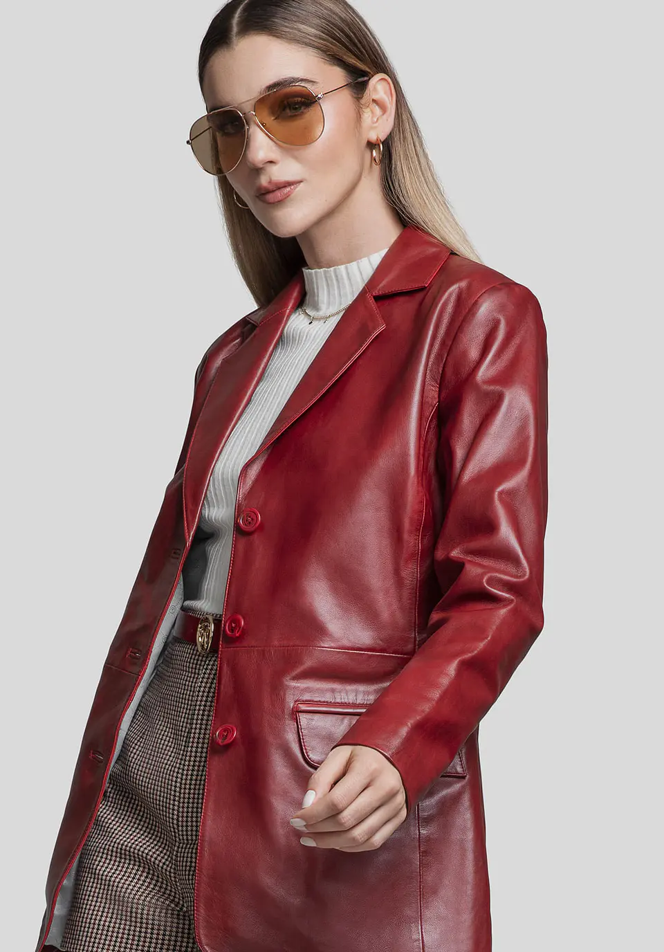 Saco Cuero Atelier 123