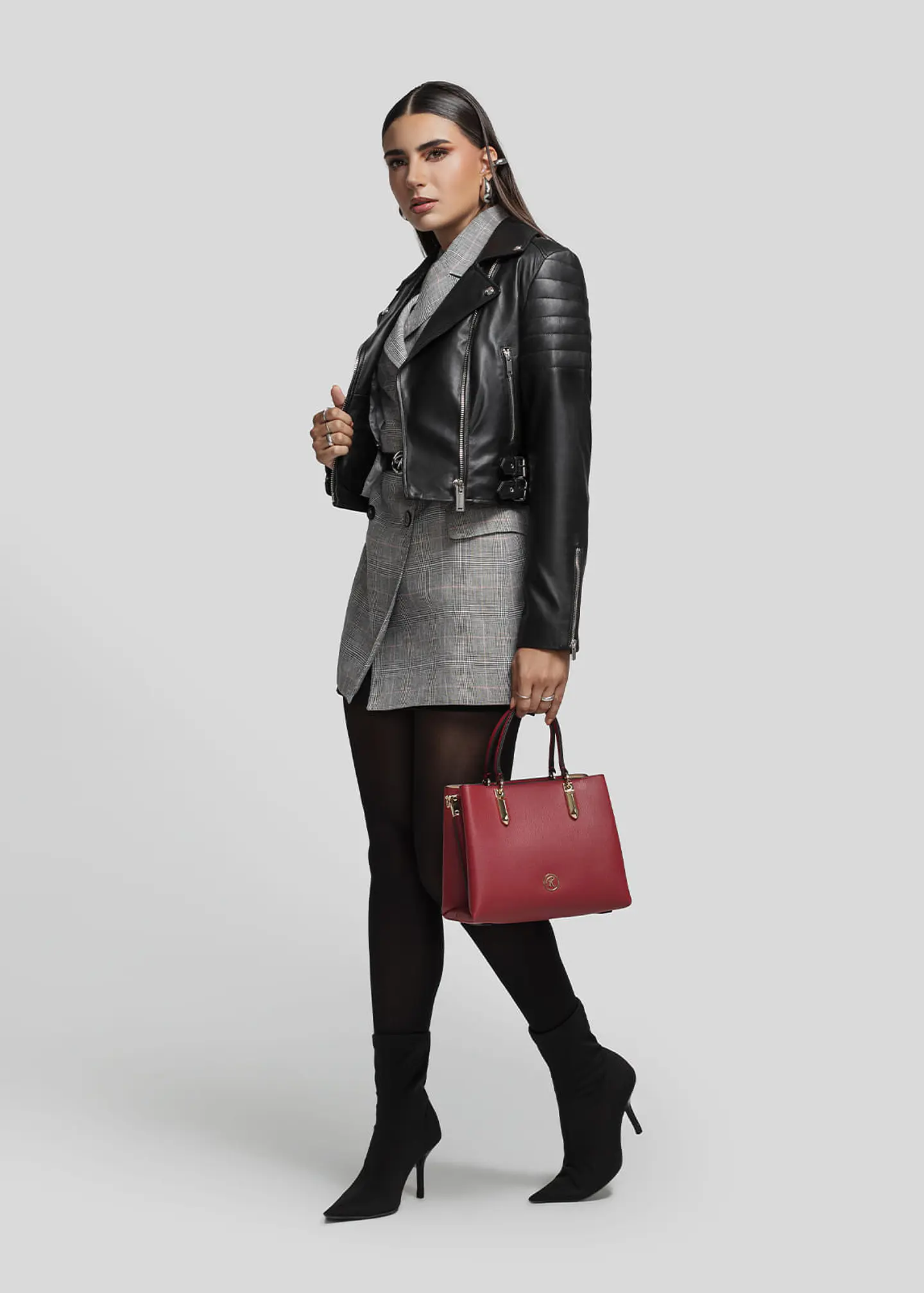 Casaca Cuero Biker Velvet 75
