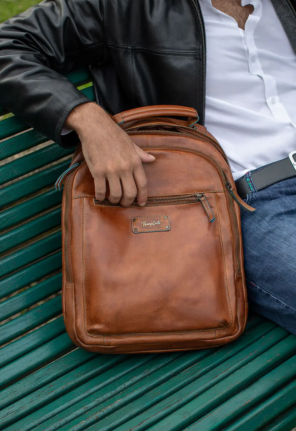 Mochila Leather Town 14