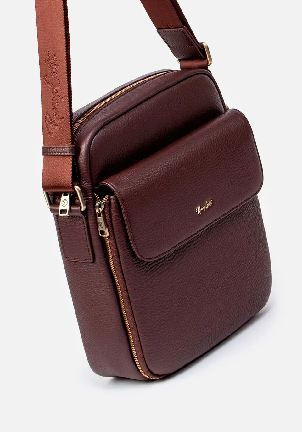 Morral De Estilo Casual En Cuero Grabado 2