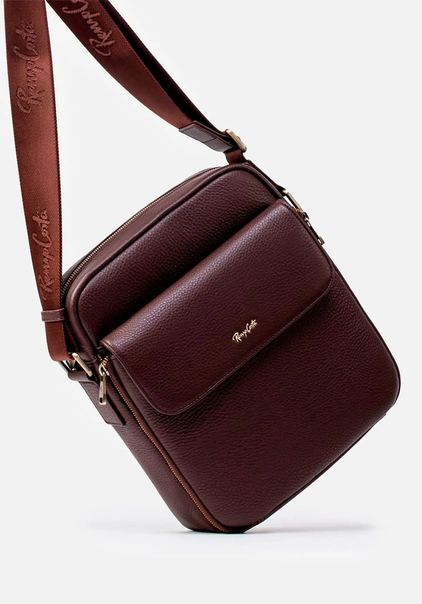 Morral De Estilo Casual En Cuero Grabado 6