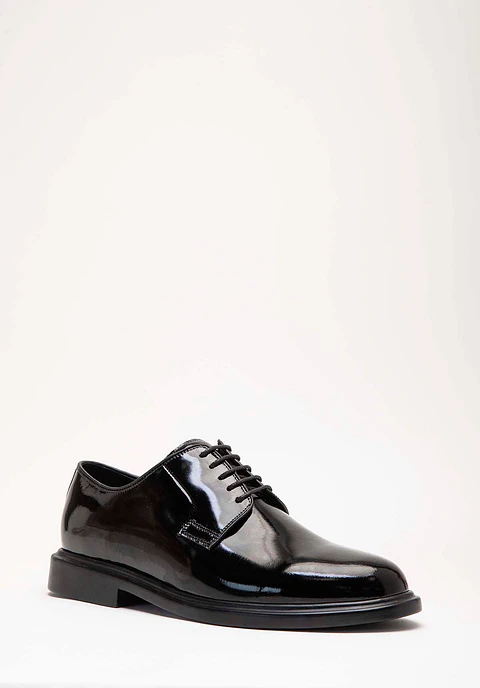 Zapatos Tipo Corfam De Cuero