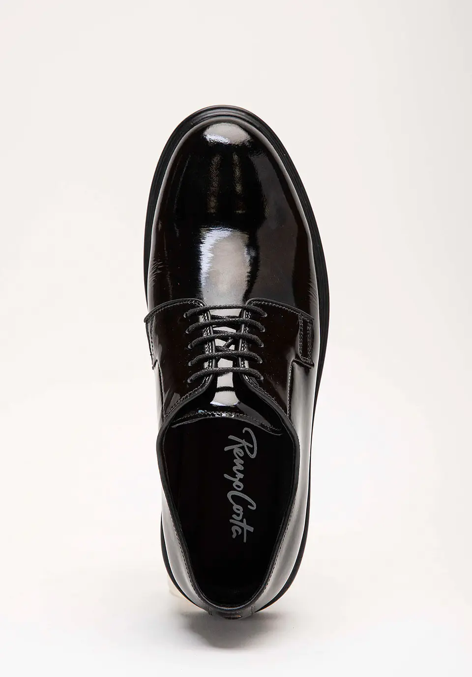 Zapatos Tipo Corfam De Cuero 4