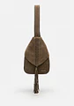 Mochila De Gamuza Flecos Boho - Miniatura 1