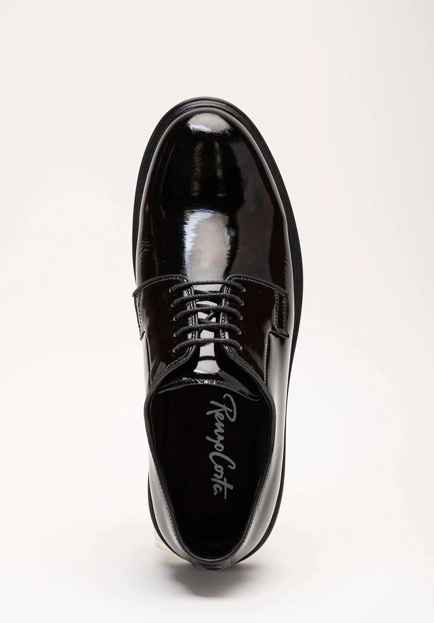 Zapatos Tipo Corfam De Cuero 25