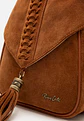 Mochila De Gamuza Flecos Boho - Miniatura 12