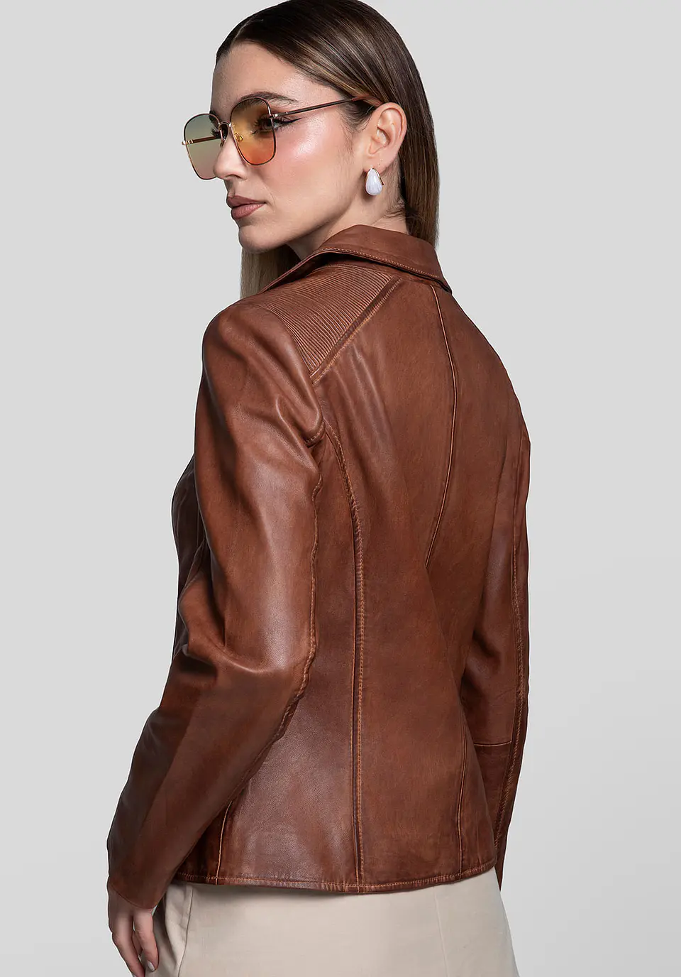 Casaca Cuero Biker Pulse 5