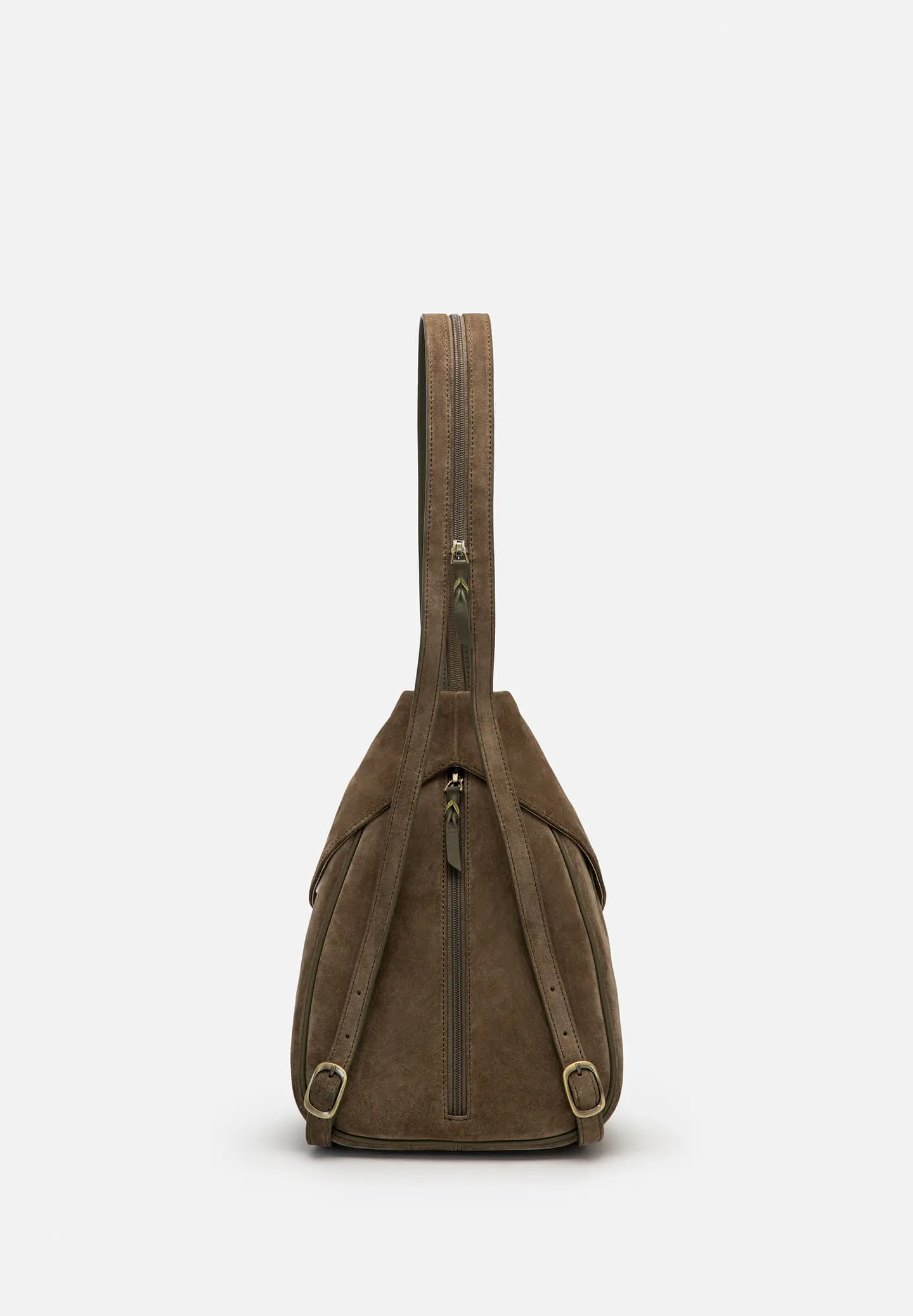 Mochila De Gamuza Flecos Boho 15