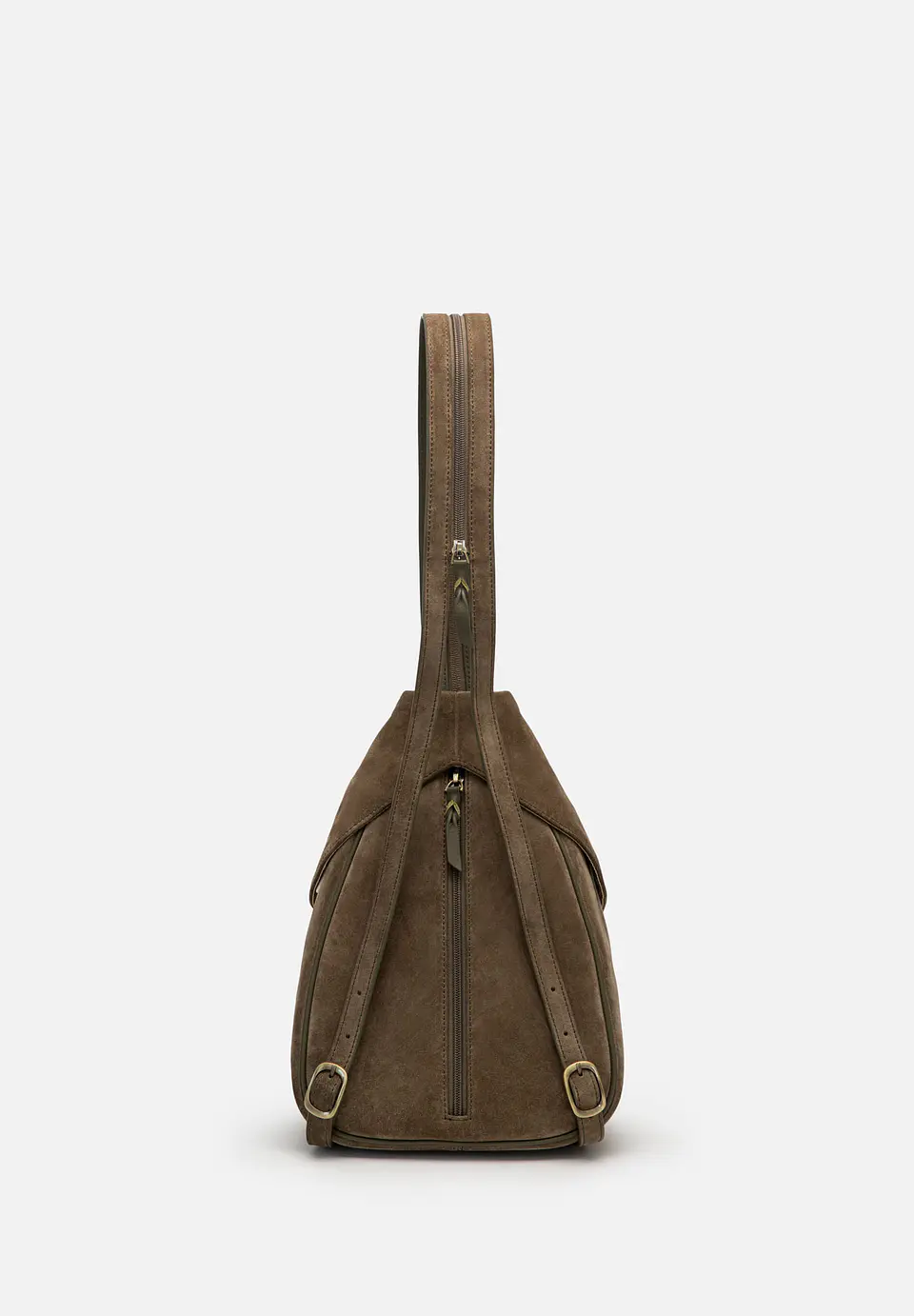 Mochila De Gamuza Flecos Boho 15
