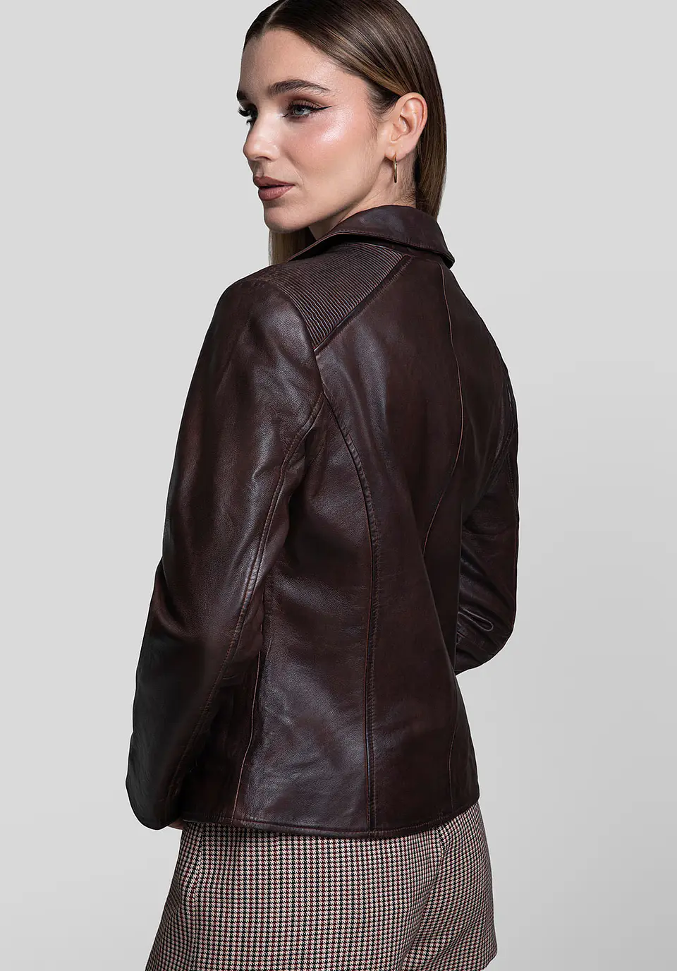Casaca Cuero Biker Pulse 25