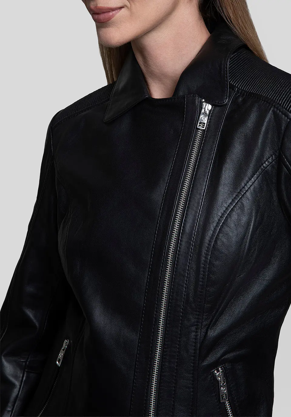 Casaca Cuero Biker Pulse 44