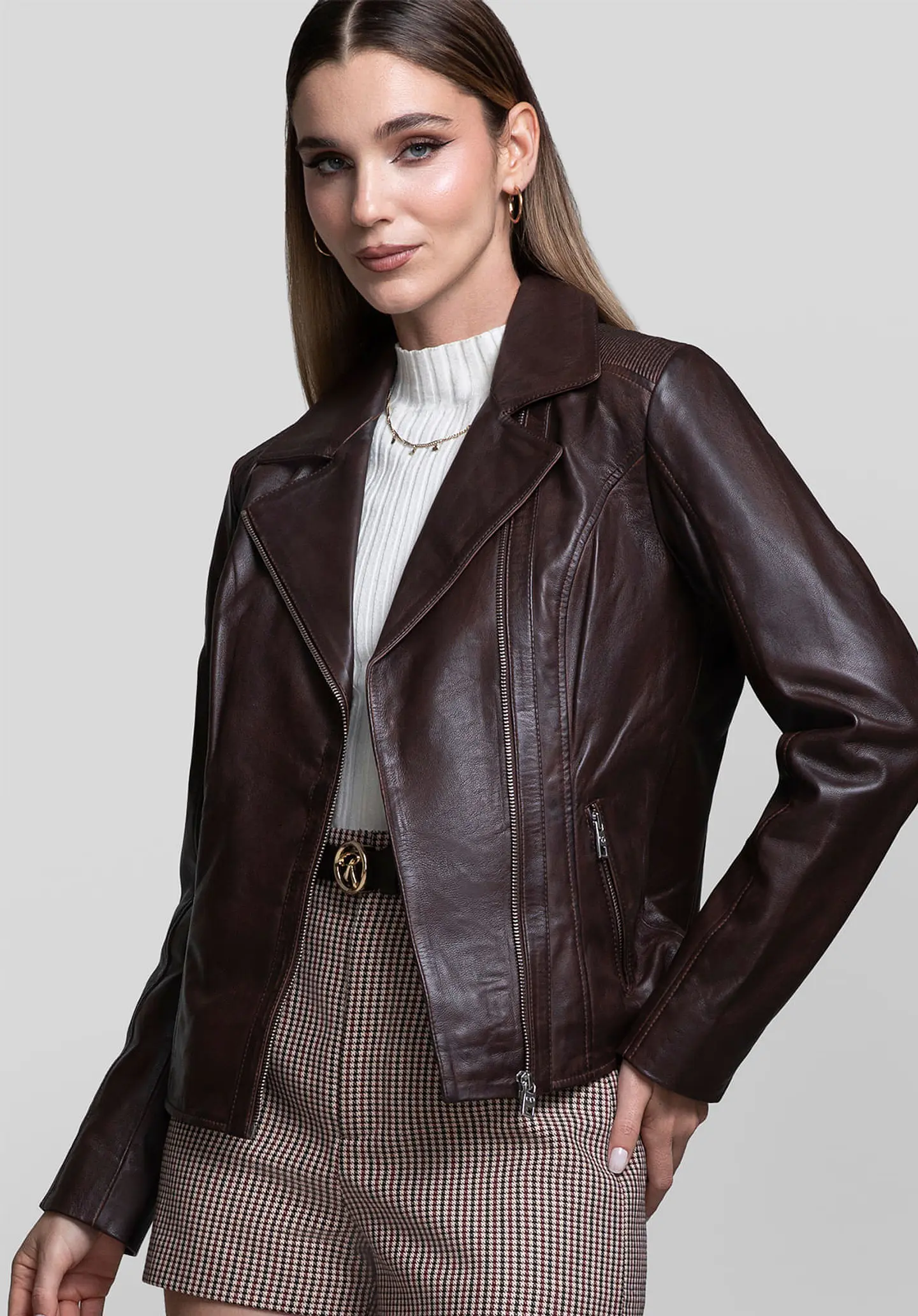 Casaca Cuero Biker Pulse 69