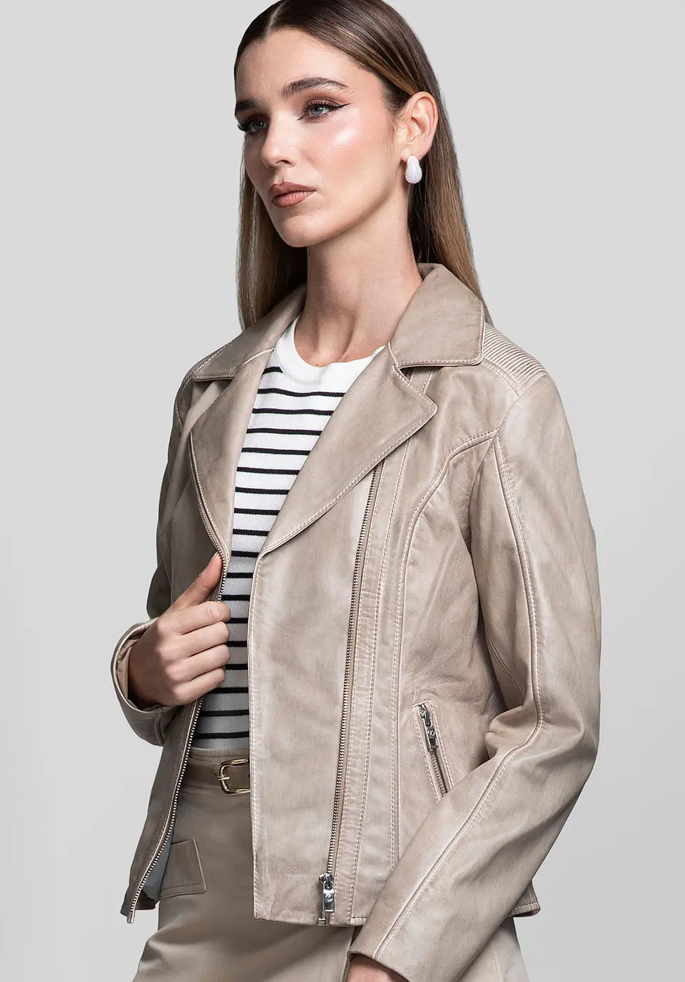 Casaca Cuero Biker Pulse 79