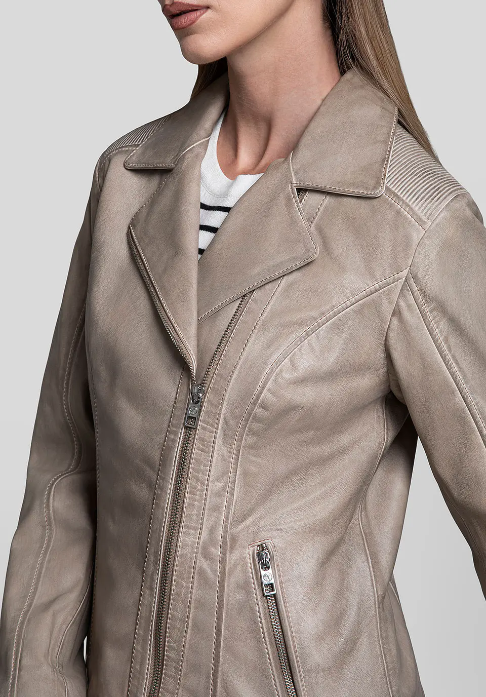 Casaca Cuero Biker Pulse 99