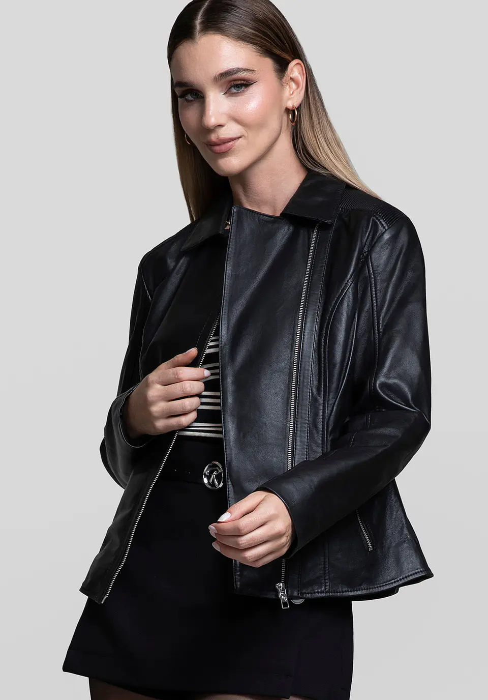 Casaca Cuero Biker Pulse 106