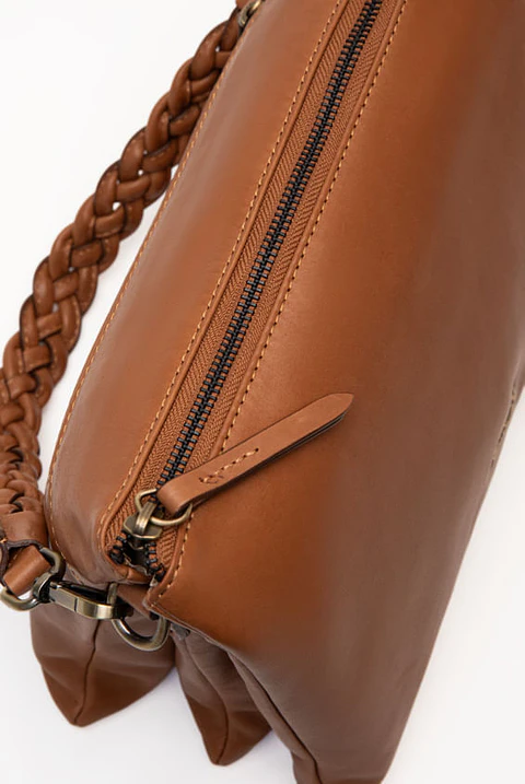 Cartera De Cuero Savana Tressa