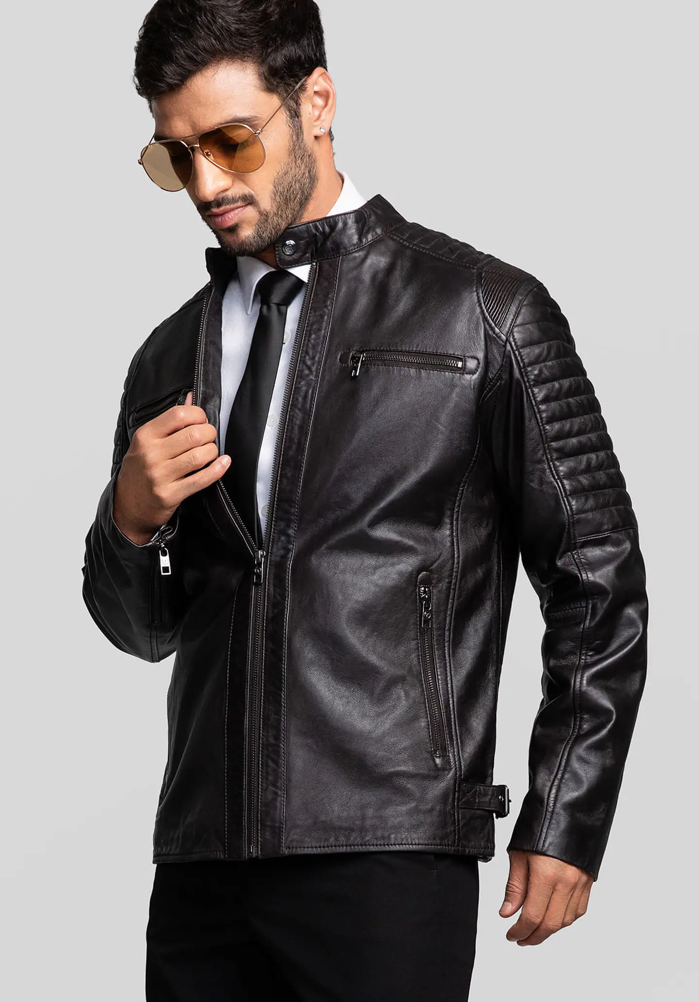 Casaca Cuero Rider X 30