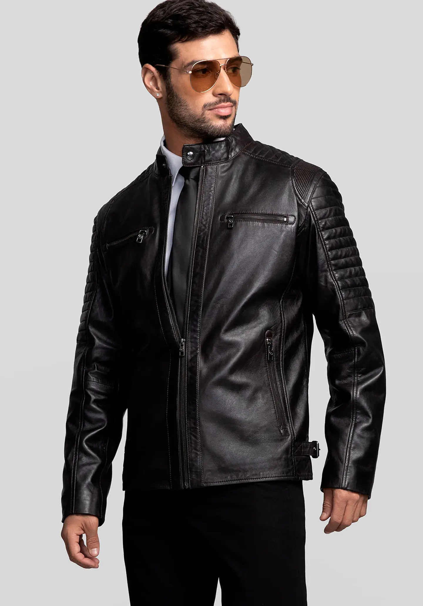 Casaca Cuero Rider X 43