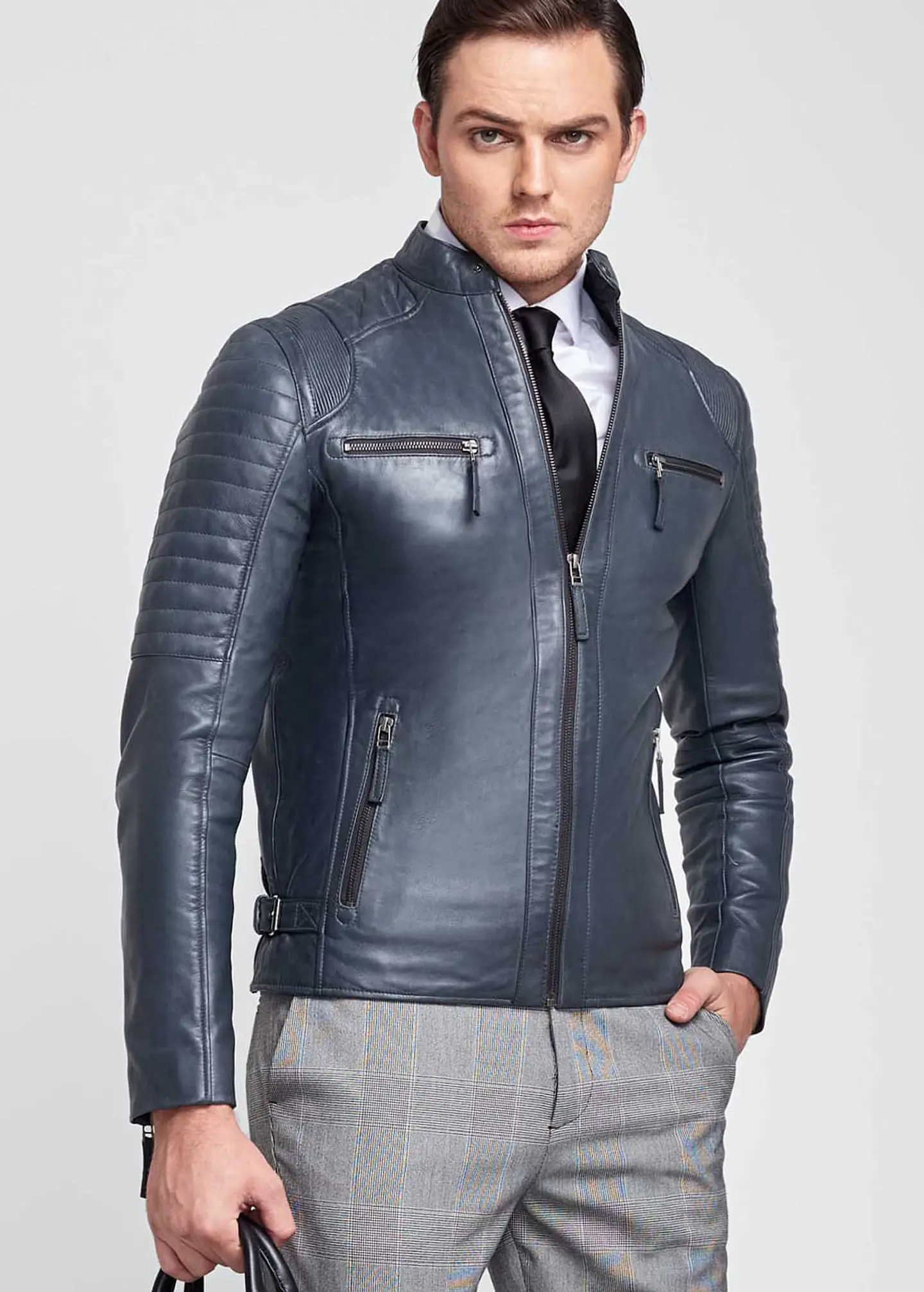 Casaca Cuero Rider X 82