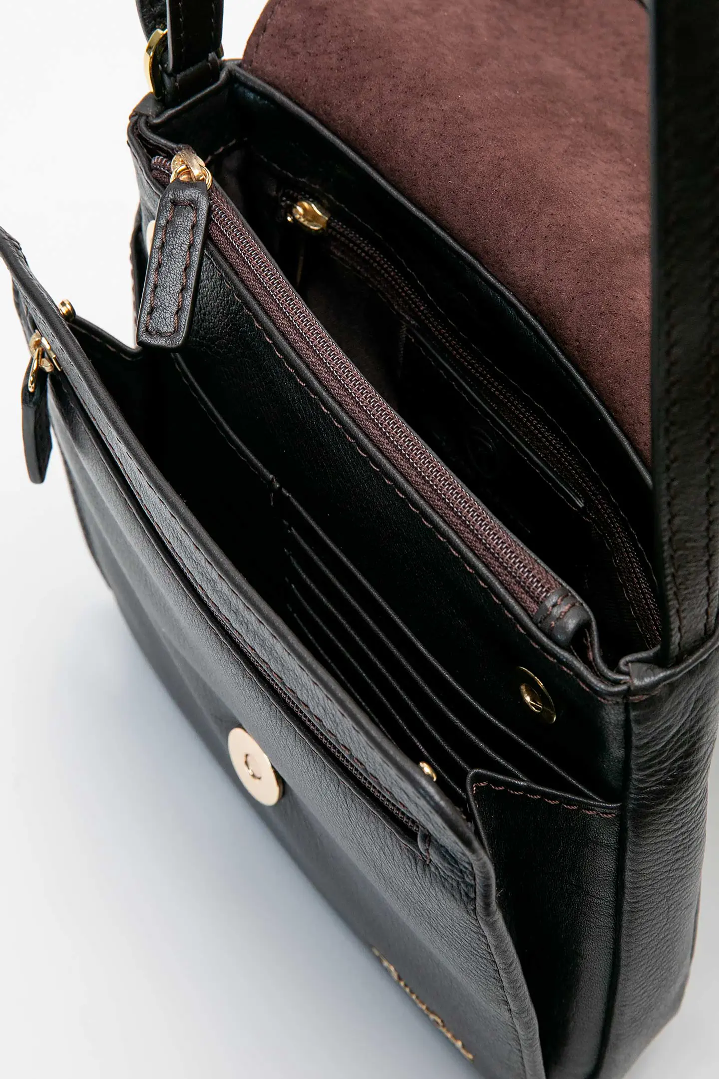 Morral De Cuero Duo Charm 15