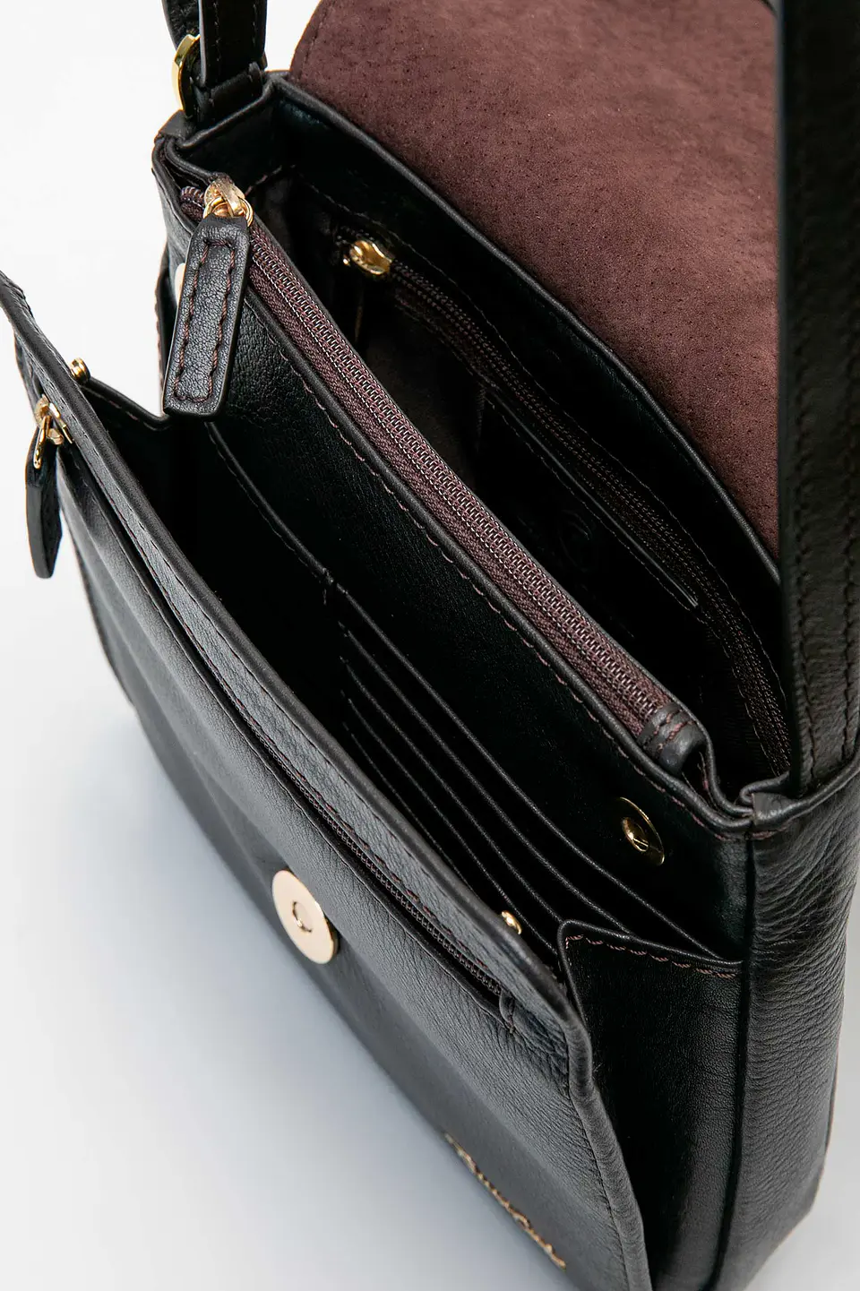 Morral De Cuero Duo Charm 15