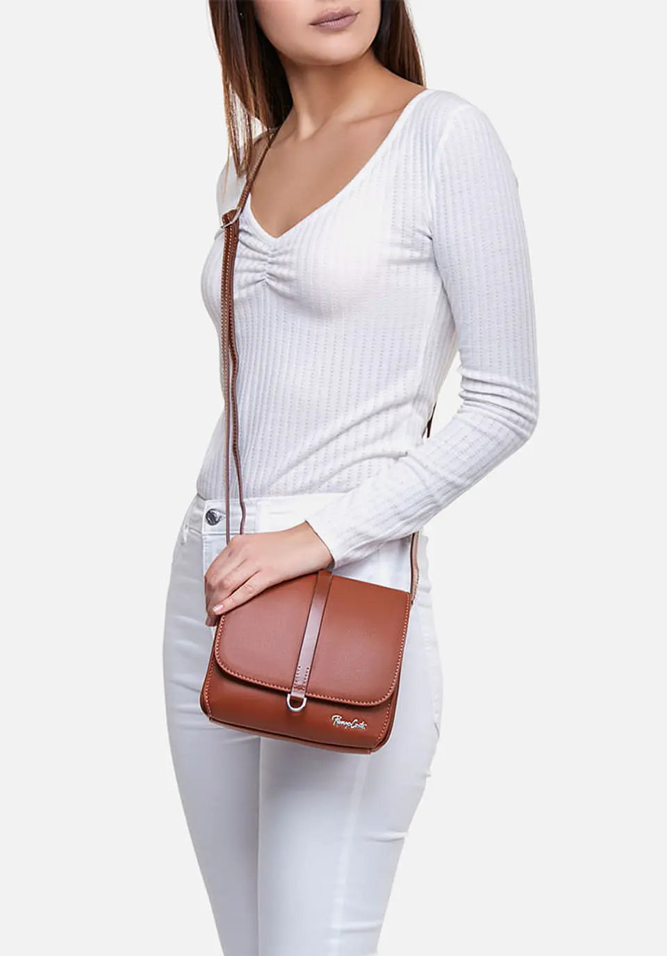 Morral De Cuero Duo Charm 25