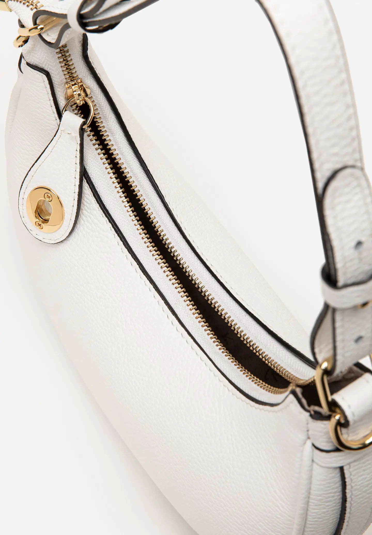 Cartera De Cuero Hobo Curve 6