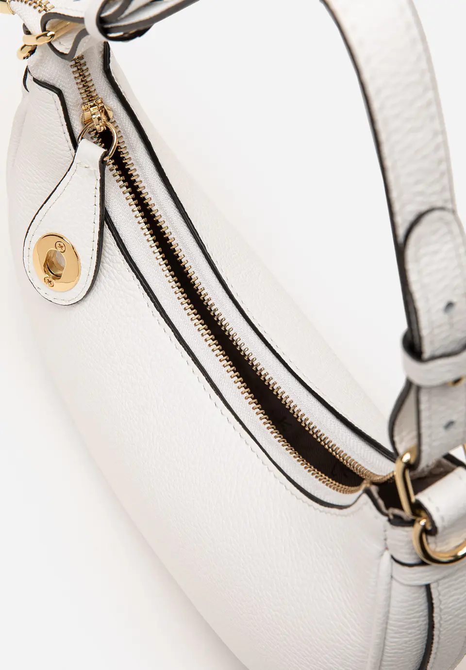 Cartera De Cuero Hobo Curve 6