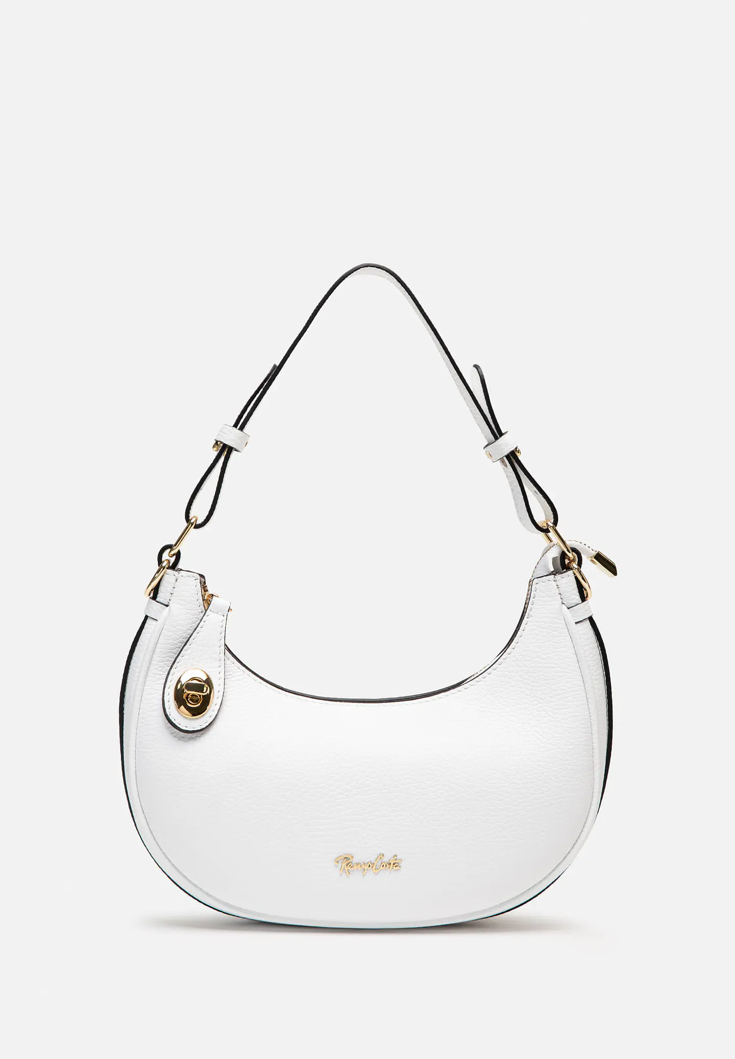 Cartera De Cuero Hobo Curve 7