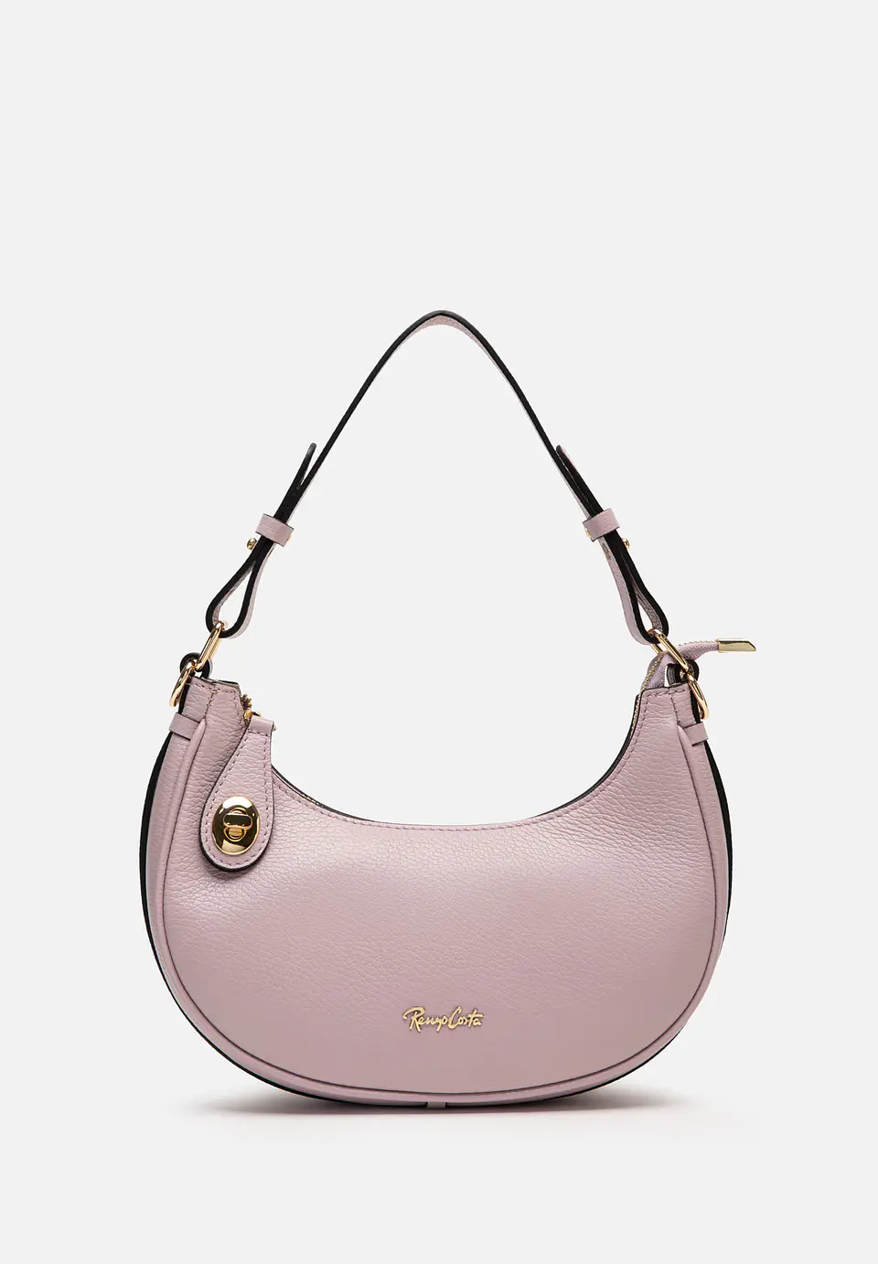 Cartera De Cuero Hobo Curve 12