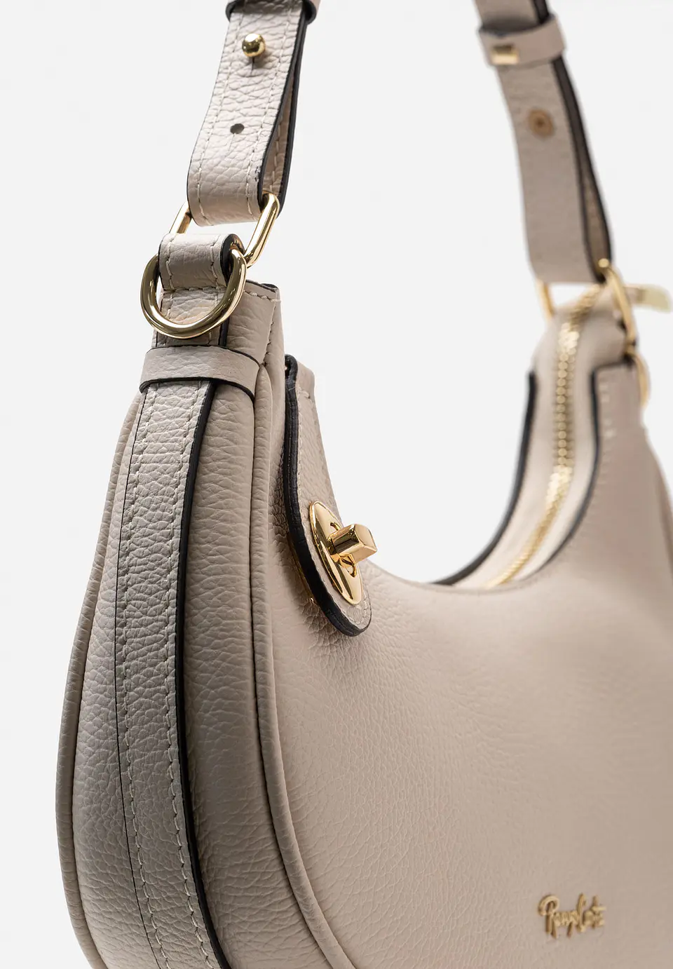 Cartera De Cuero Hobo Curve 25