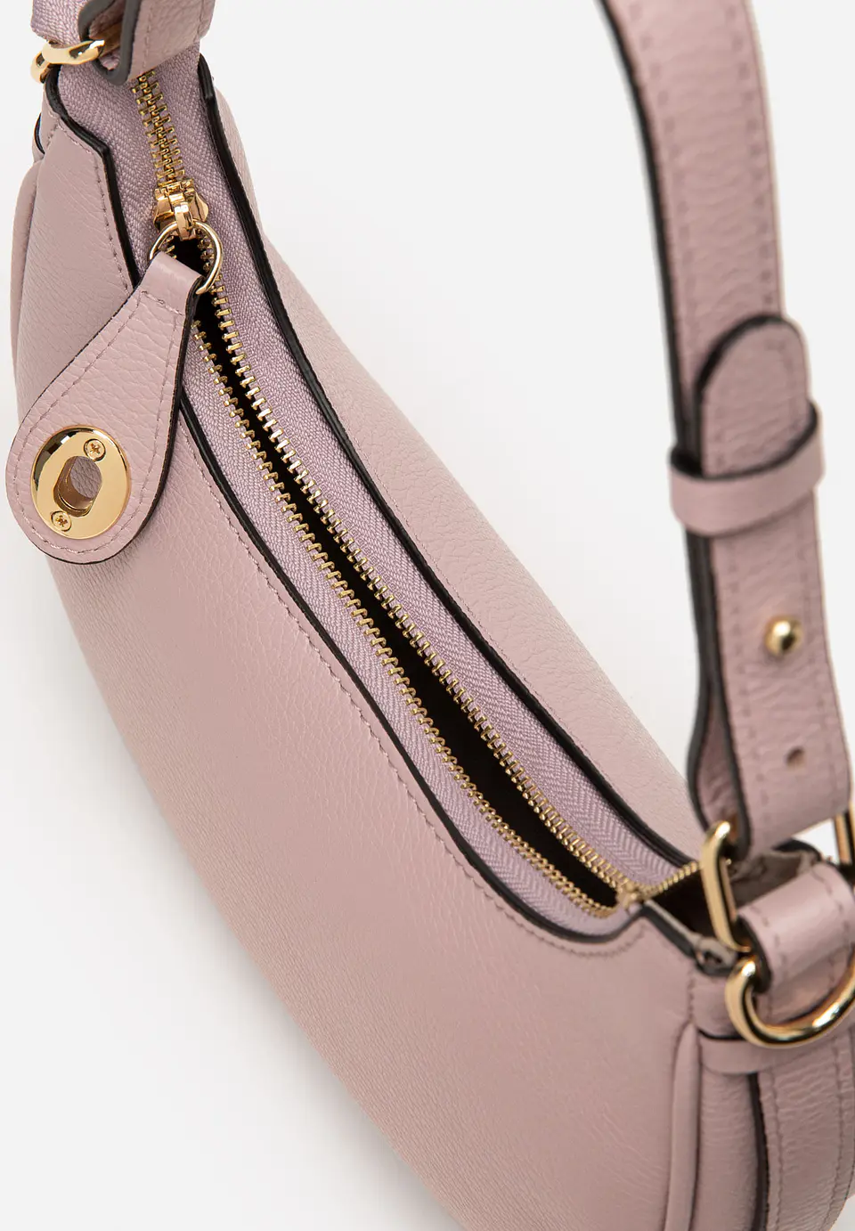 Cartera De Cuero Hobo Curve 31