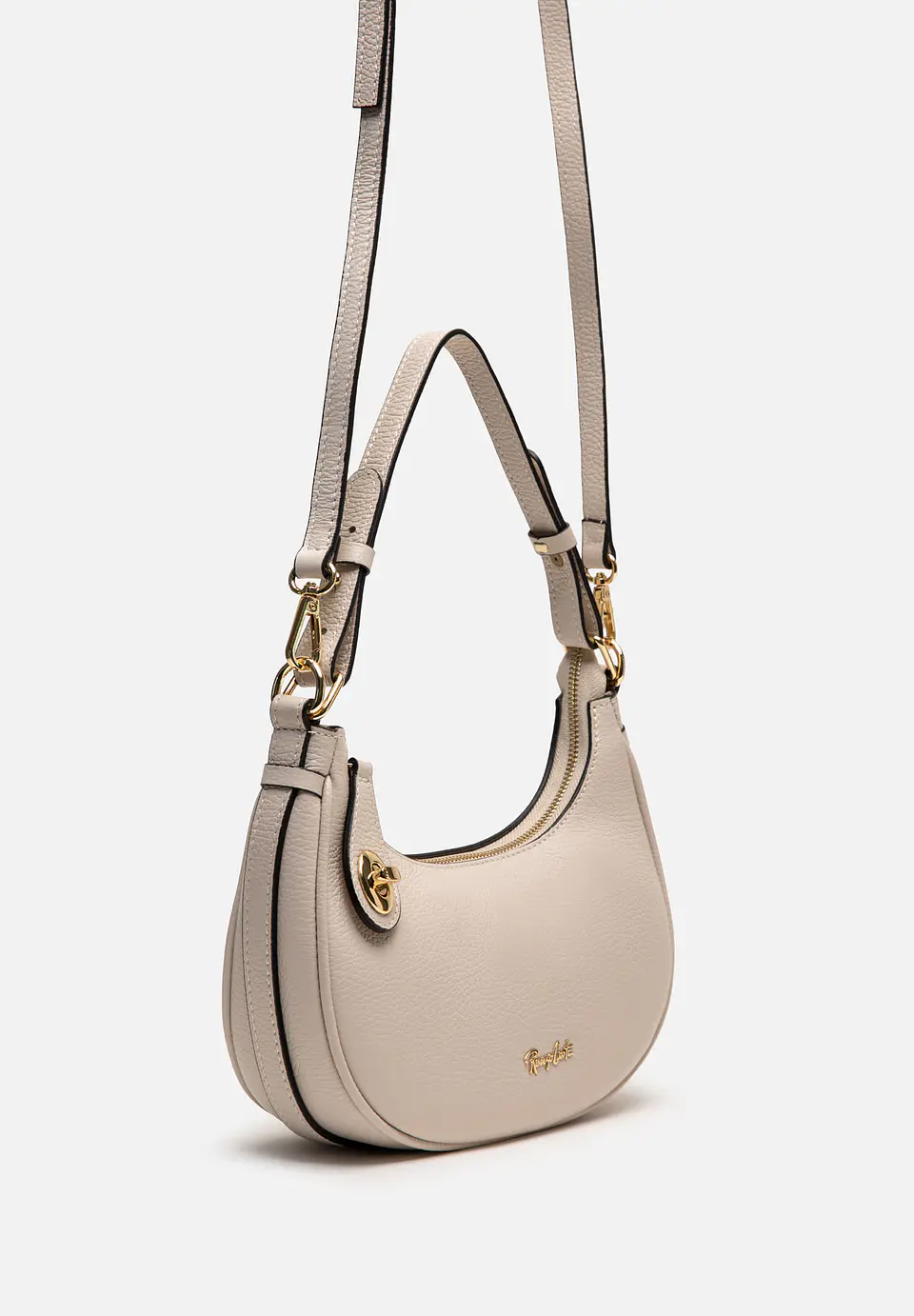Cartera De Cuero Hobo Curve 40
