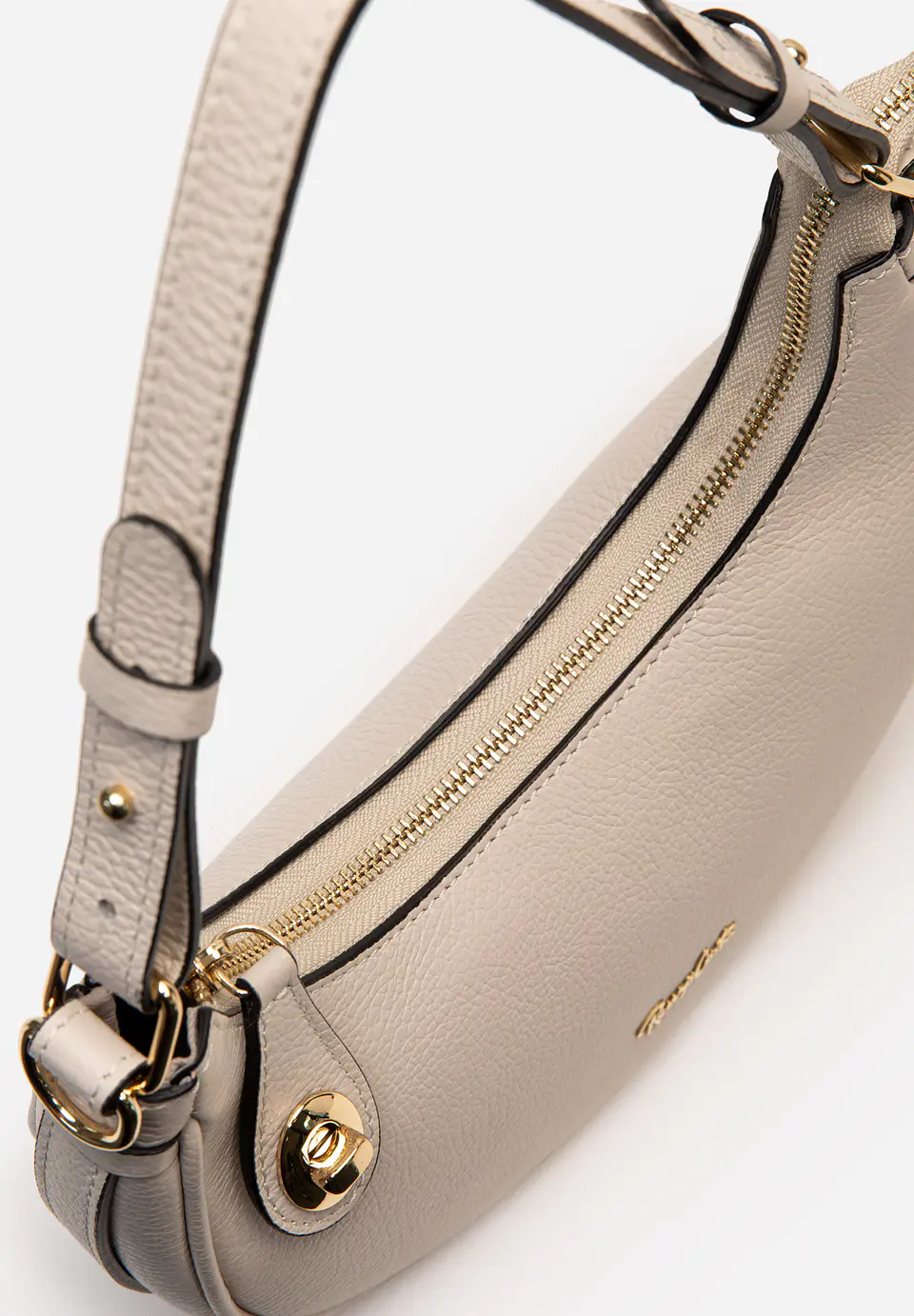 Cartera De Cuero Hobo Curve 43