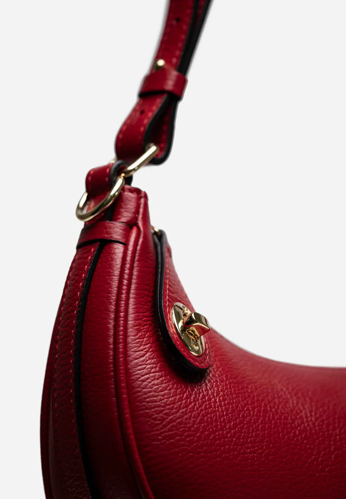 Cartera De Cuero Hobo Curve 46