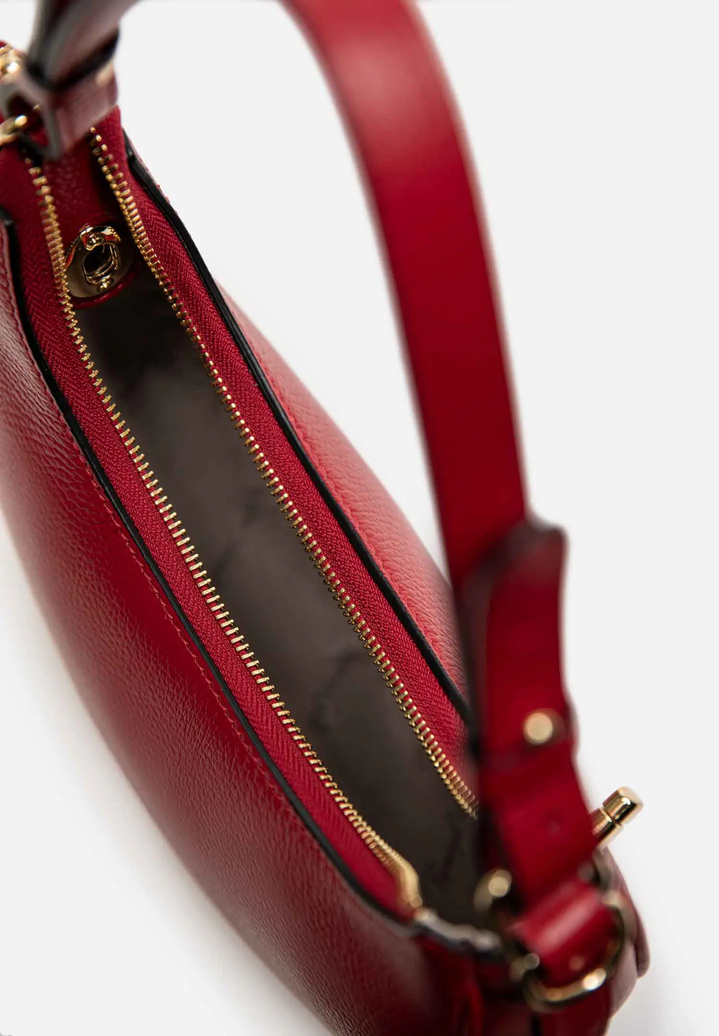 Cartera De Cuero Hobo Curve 47