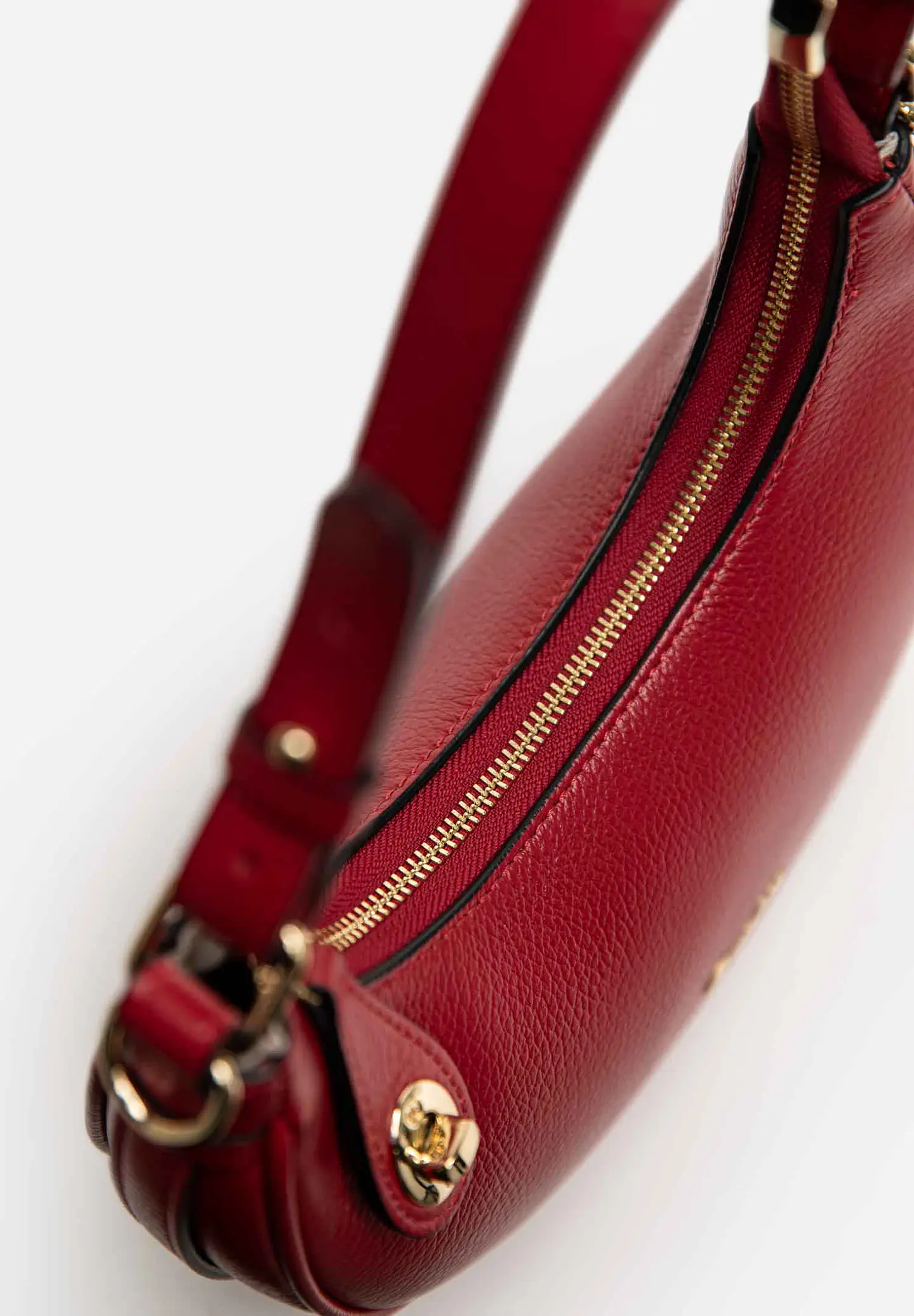 Cartera De Cuero Hobo Curve 48