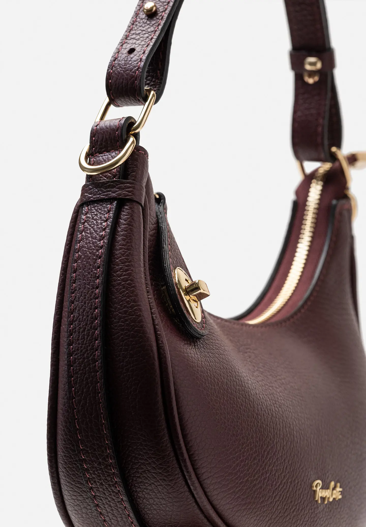 Cartera De Cuero Hobo Curve 51