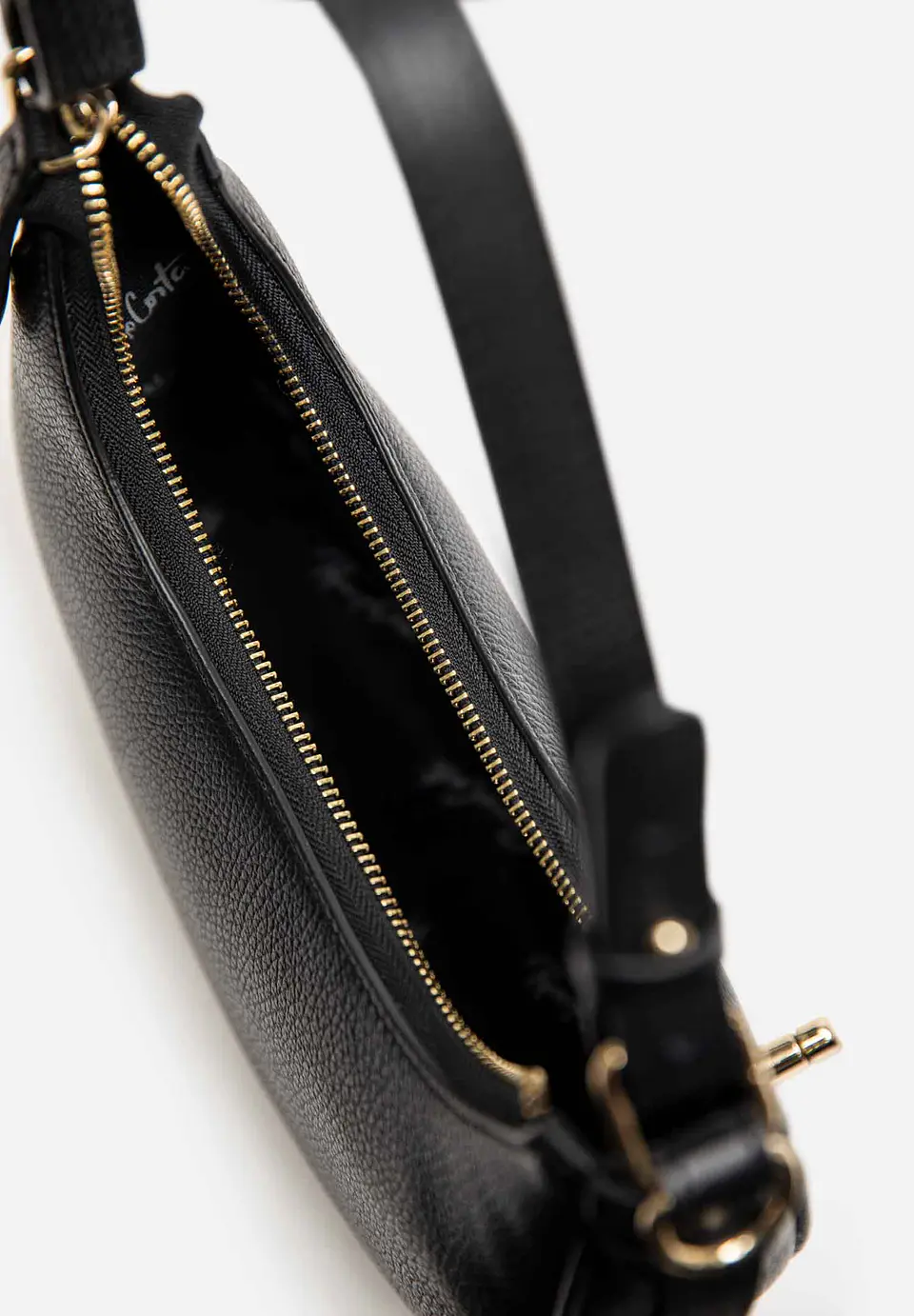 Cartera De Cuero Hobo Curve 54