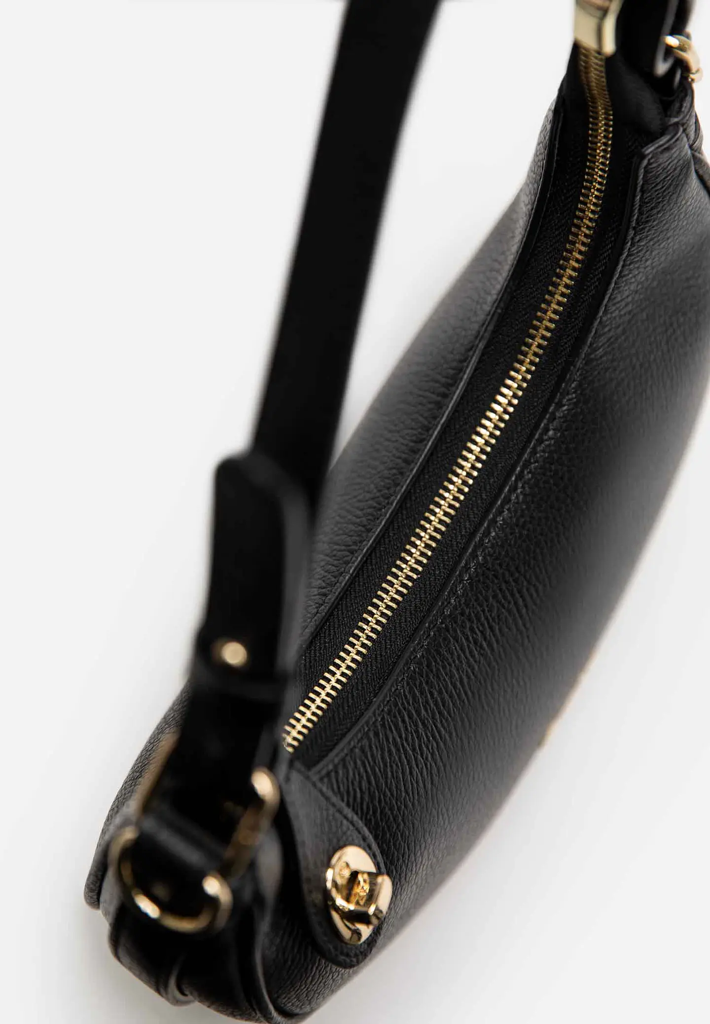 Cartera De Cuero Hobo Curve 56