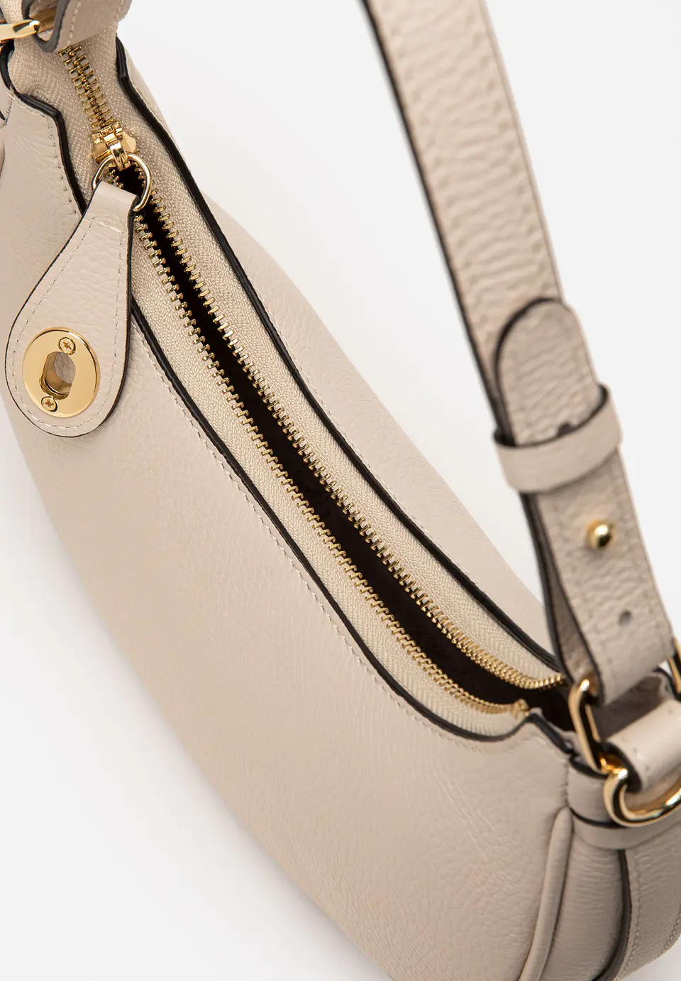 Cartera De Cuero Hobo Curve 71