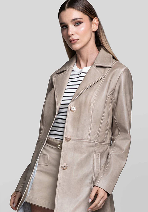 Saco Cuero Aura