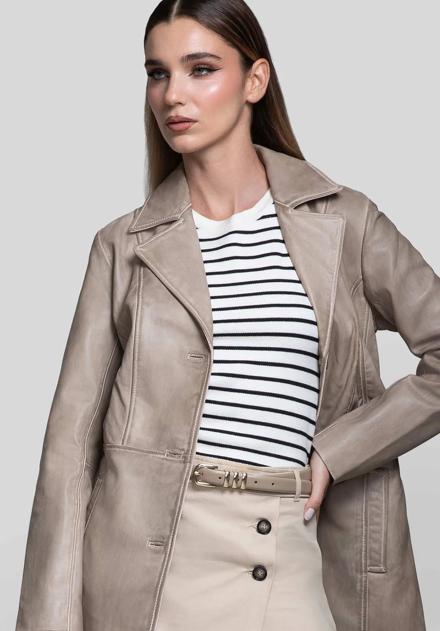 Saco Cuero Aura 8