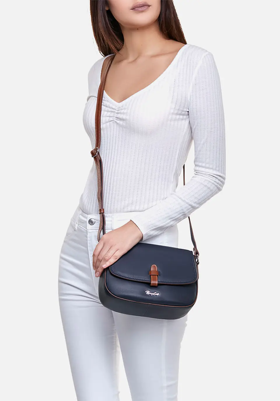 Morral De Cuero Duo Belle 46