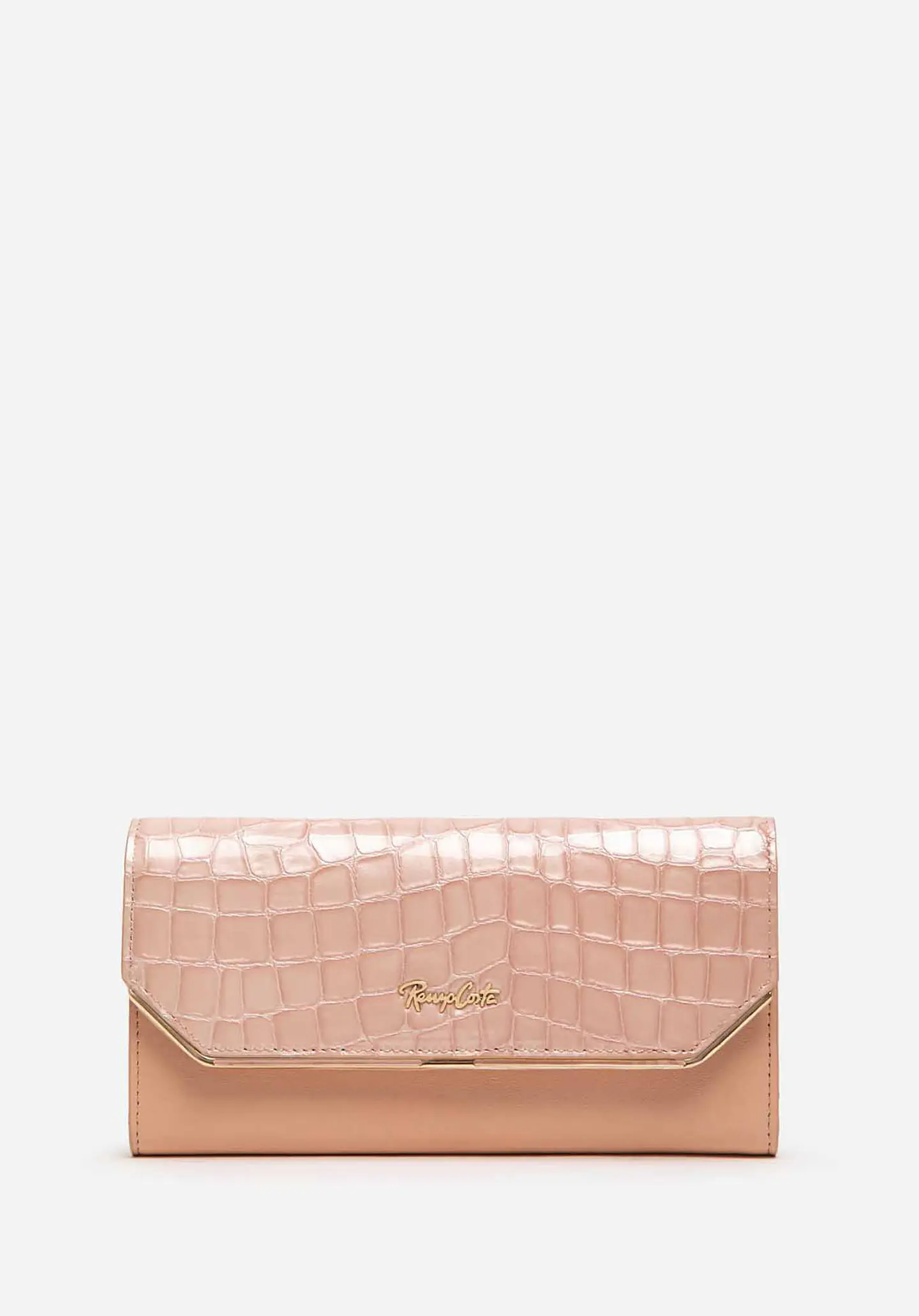 Billetera Croco Luxe Clutch 2