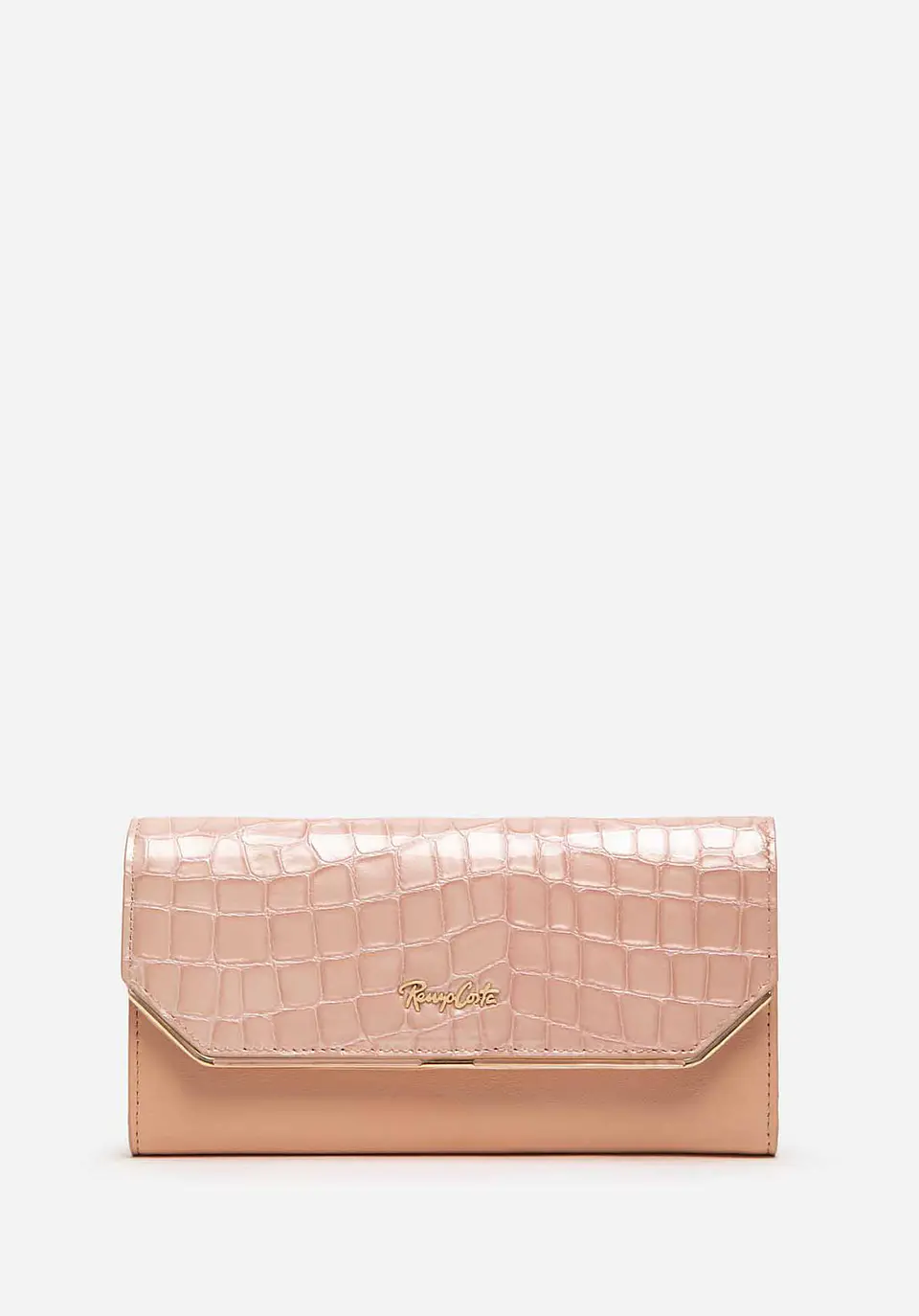 Billetera Croco Luxe Clutch 2
