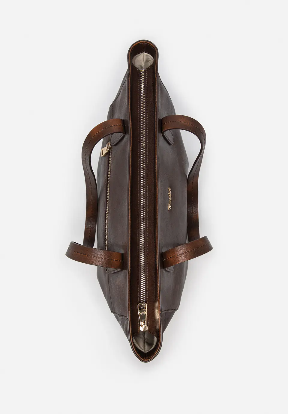 Cartera Tote De Cuero Vintage 1